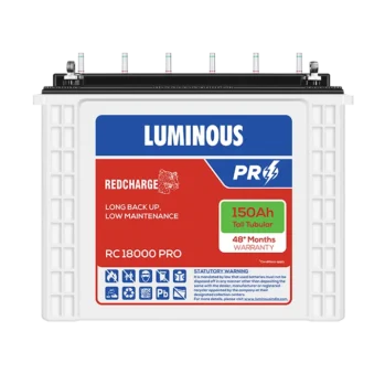 Luminous RC 18000 PRO Inverter Battery – 150Ah