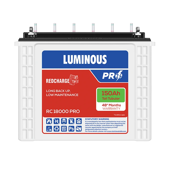 Luminous RC 18000 PRO Inverter Battery – 150Ah