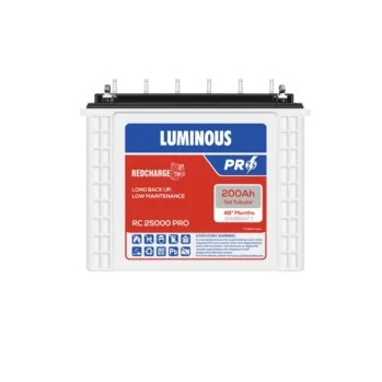 Luminous RC 25000 PRO Inverter Battery – 200Ah
