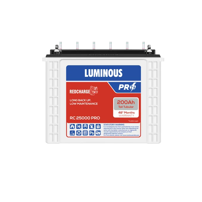 Luminous RC 25000 PRO Inverter Battery – 200Ah