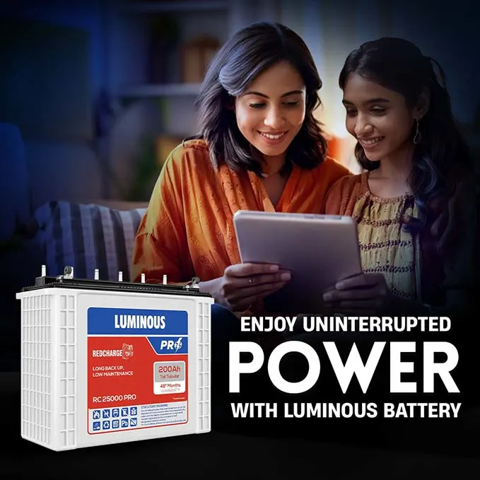Luminous RC 25000 PRO Inverter Battery – 200Ah - Image 4