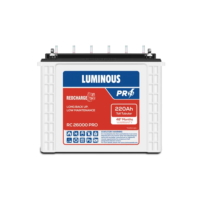 Luminous RC 26000 PRO Inverter Battery – 220Ah