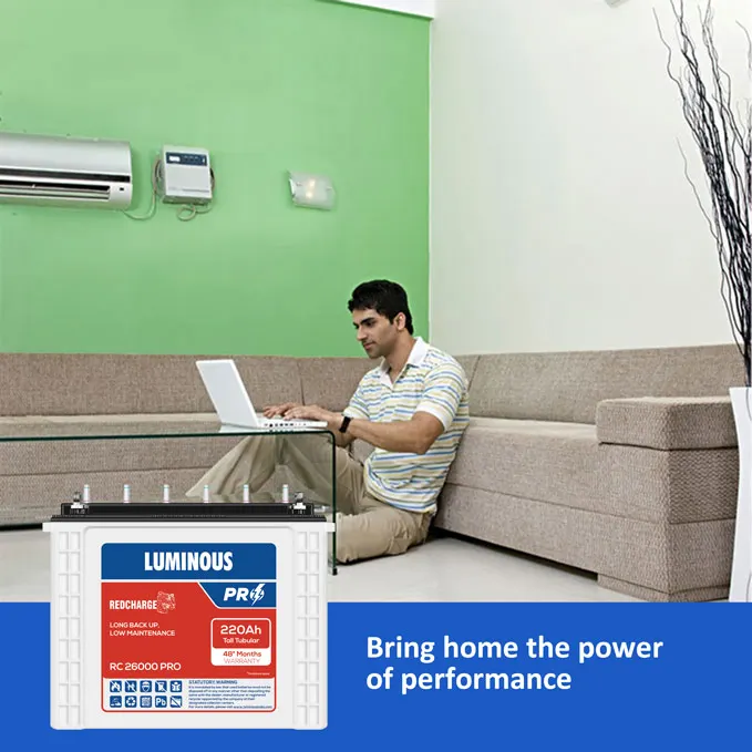 Luminous RC 26000 PRO Inverter Battery – 220Ah - Image 3