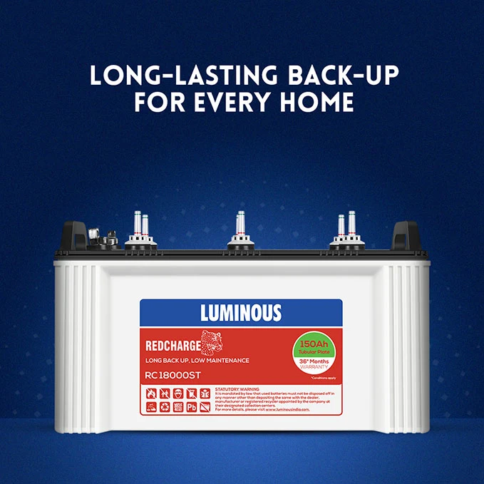 Luminous RC 18000ST Inverter Battery Power Charger – 150Ah - Image 2