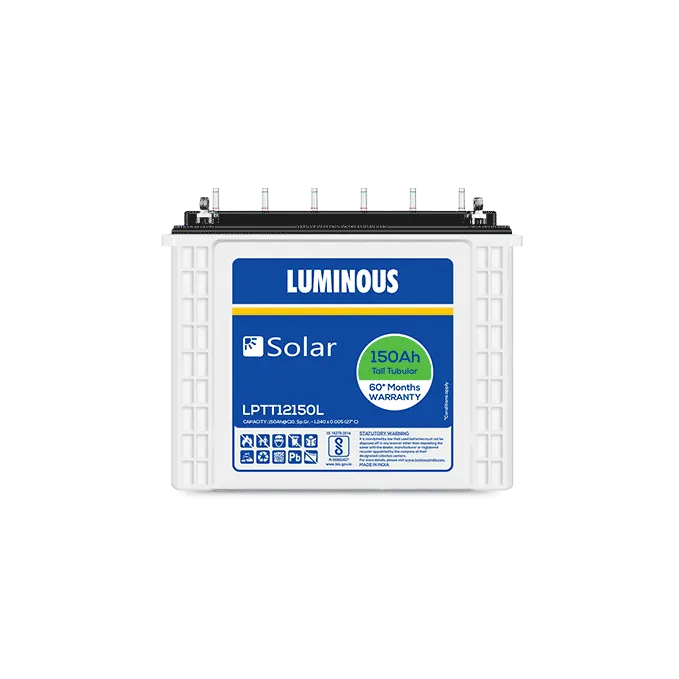 Luminous LPTT12150L Solar Battery – 150 Ah