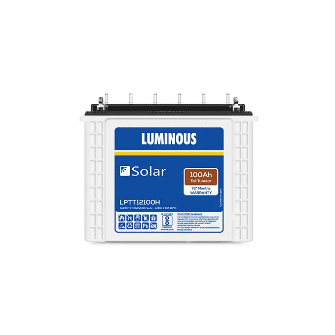 Luminous LPTT12100H Solar Battery – 100 Ah