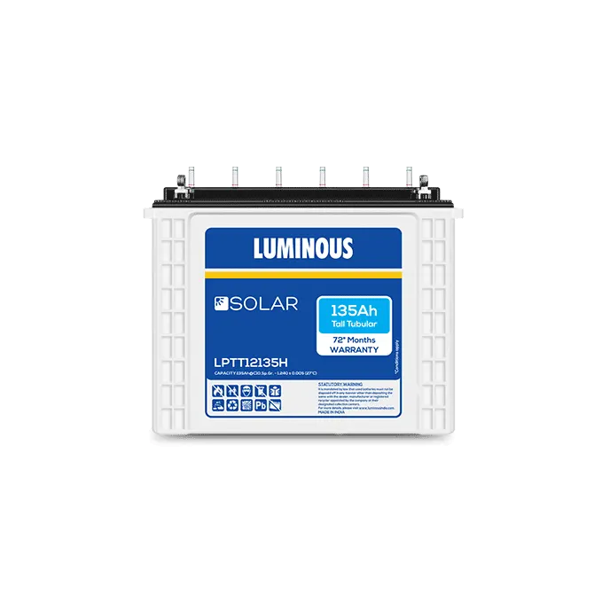 Luminous LPTT12135H Solar Battery – 135 Ah