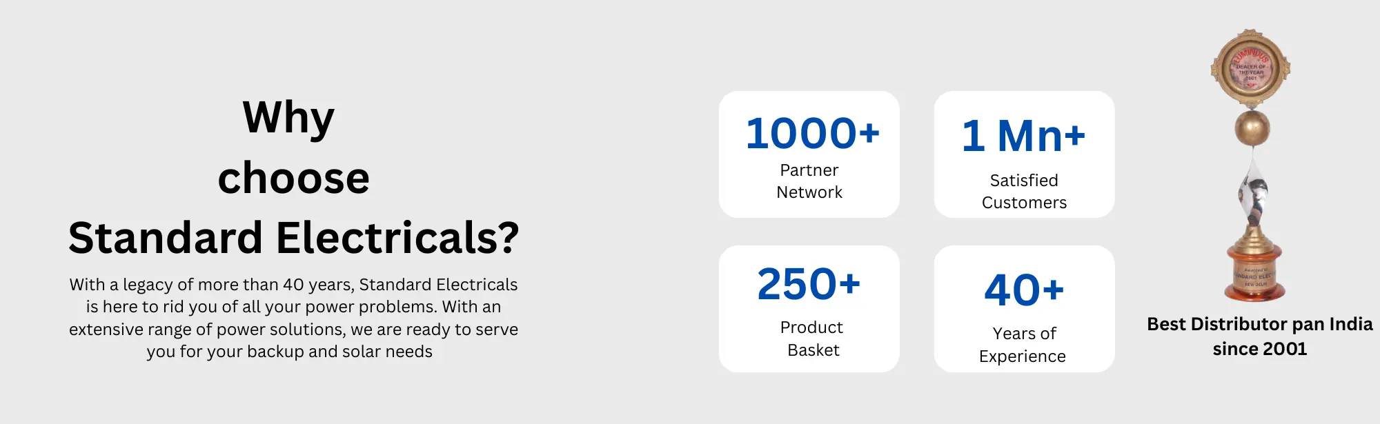 Why Standard Electricals